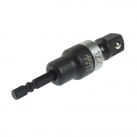 JTC Адаптер 1/4"х1/2" (6.35 мм) карданный под шуруповерт 