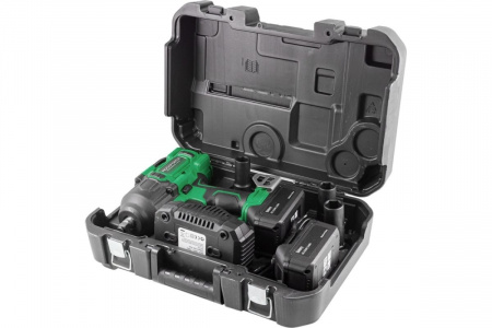 ROCKFORCE Гайковерт ударный аккумуляторный 3/4'' + набор головок ударных глуб. 27, 30, 32 мм, кейс