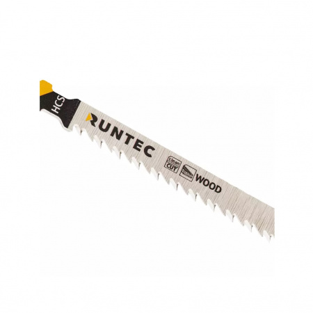 RUNTEC Пилки для лобзика по дереву T 101 BR, HCS, 5 шт