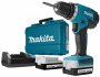 Makita Аккумуляторный шуруповерт 10 мм, 14.4В, 30 Нм, 0-1400 об/мин, 2х1.5 Ач, Li-ion