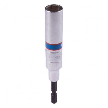 KING TONY Головка для шуруповерта двенадцатигранная 1/4", 11 мм, L = 110 мм