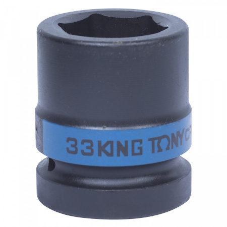 KING TONY Головка торцевая ударная шестигранная 1", 33 мм