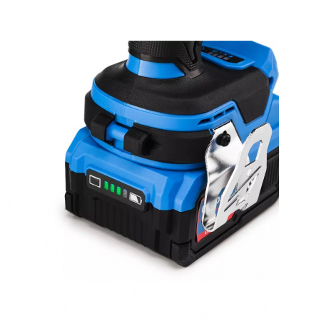 СверлоВ Дрель-шуруповерт ударная аккумуляторная 2-13 мм, 20В, 100Нм, 2100об/мин,31500 уд/мин, 2*4Ач