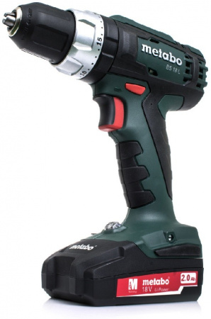 Metabo Шуруповерт аккумуляторный BS 18 L, 13 мм, 18 В, 50 Нм, 1800 об/мин, 2х2 Ач, кейс