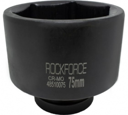 ROCKFORCE Головка торцевая 75 мм 1" 6-гранная ударная удлиненная L=100 мм 