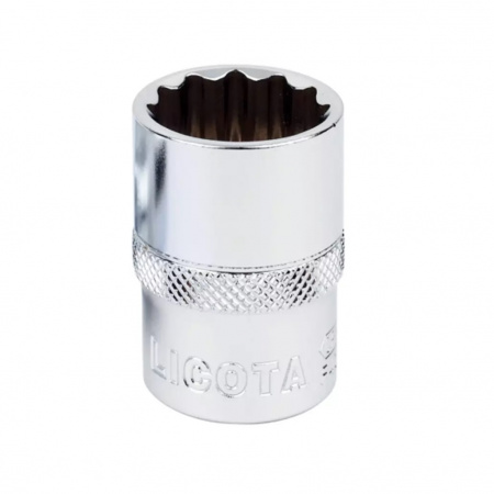 Licota Головка торцевая, 12-гранная, 1/4" (6,35 мм), 8 мм, длина 25 мм
