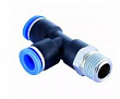 GARWIN PRO Фитинг цанговый Т-тройник М3/8" 8 мм, с уплотнением, пластм. корпус