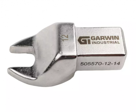 GARWIN INDUSTRIAL Насадка для динамометрического ключа рожковая 12 мм, с посадочным квадратом 14х18