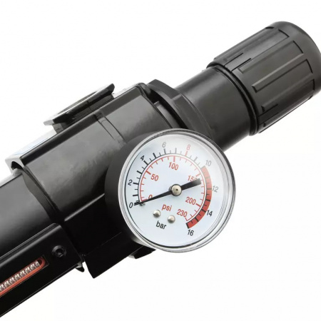 GARWIN INDUSTRIAL Фильтр для воздуха с регулятором давления 1/4"(5 микрон), усиленный, 16 бар