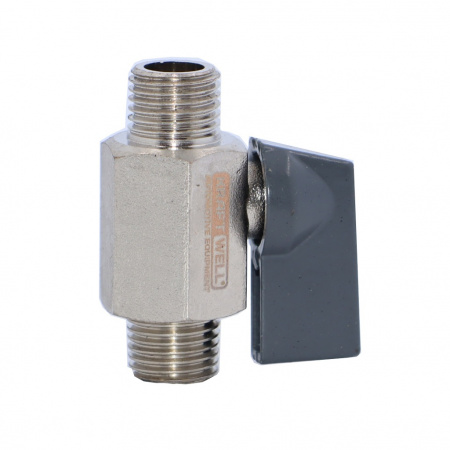 KraftWell Вентиль шаровый M1/4" - M1/4", 1 шт