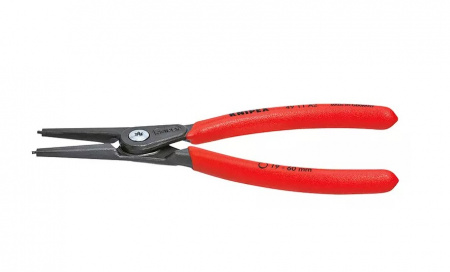 Knipex Щипцы прецизионные для внешних стопорных колец, прямые губки, Ø 19-60 мм, длина 180 мм