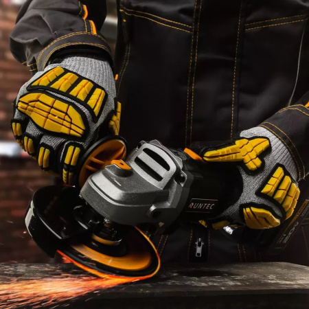 RUNTEC PRO Шлифмашина угловая аккумуляторная 125 мм, 20В, 2*4Ач, 900Вт