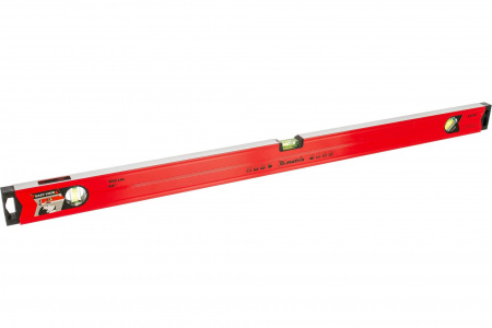 Matrix Уровень алюминиевый магнитный, 1000 мм, фрезерованный, 3 глазка (1 зеркальный), усиленный