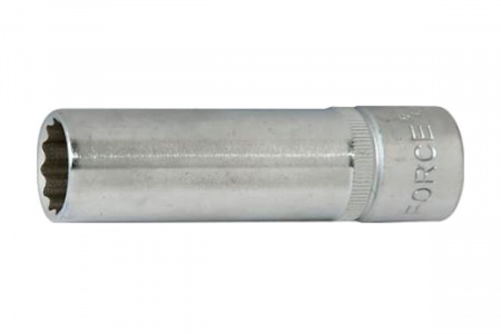 FORCE Головка торцевая 15 мм 1/2" 12-гранная глубокая L=77 мм