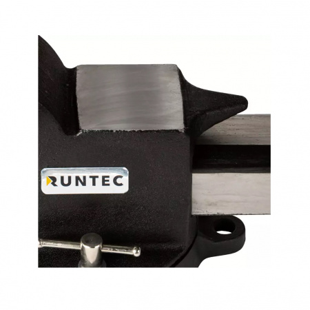 RUNTEC Тиски слесарные стальные с поворотным механизмом 125 мм