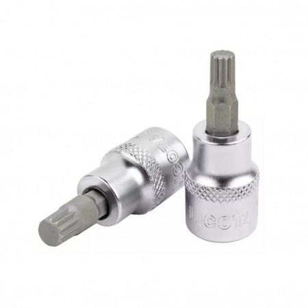 Licota Головка торцевая со вставкой Spline 1/2", M9, 55 мм