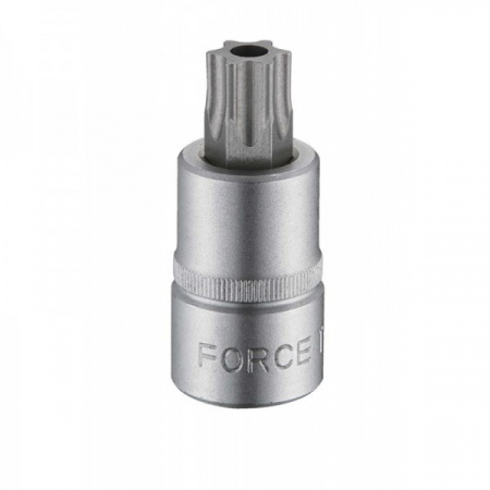 FORCE Головка-бита TORX 1/2"DR T80H L=70 мм с отверстием
