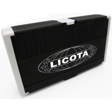 Licota Набор торцевых головок 1/4", шестигранные, 4-14 мм, 34 предмета
