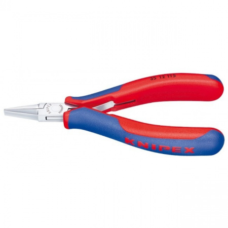 Knipex Плоскогубцы захватные для электроники ESD, плоские широкие губки, 115 мм,2-комп антист. ручки