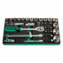 GARWIN PRO Набор торцевых головок 1/2" 41 пр. в ложементе EVA