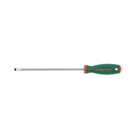 JONNESWAY Отвертка стержневая шлицевая ANTI-SLIP GRIP, SL8.0х250 мм
