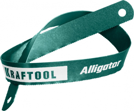 KRAFTOOL Alligator-24 Биметаллическое гибкое полотно по металлу, 24 TPI, 300 мм