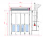 KraftWell KRW1255-MG Покрасочная камера 12 х 5 х 5 м., 60 000 м3/ч